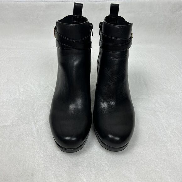 Vionic Boots Womens Size 10 Black Nella Ankle Block Heel Side Zip I7817L1001 - Picture 5 of 14